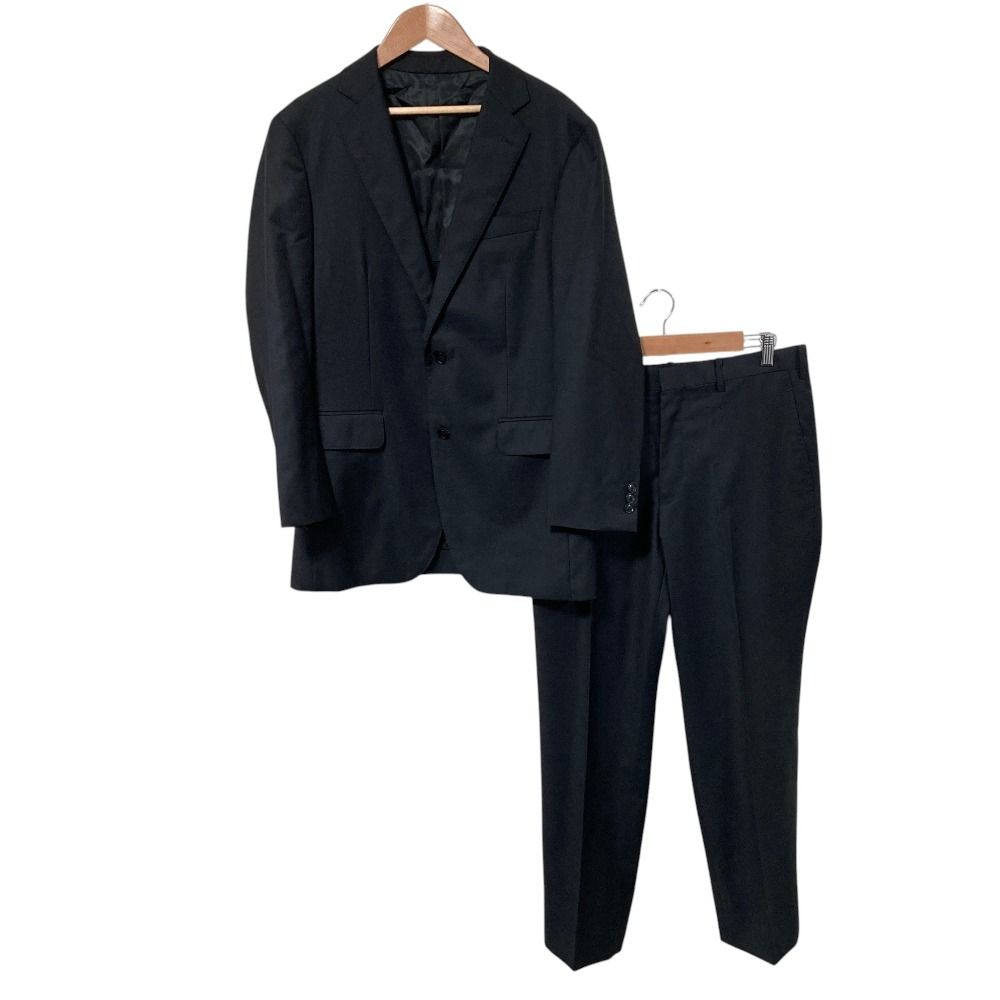 Loro Piana Takeo Kikuchi Wool Single Jacket Trousers Suit Set 3 Black Spring