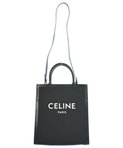 Celine Vertical Cabas Small Tote Bag Black — view 3