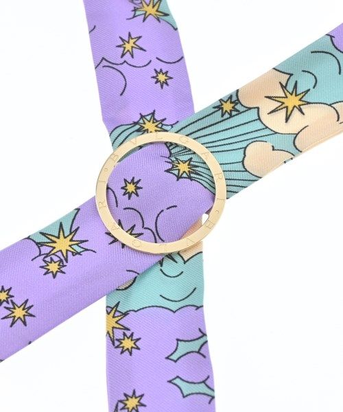 Bvlgari Twilly Bandana Scarf Blue — view 3