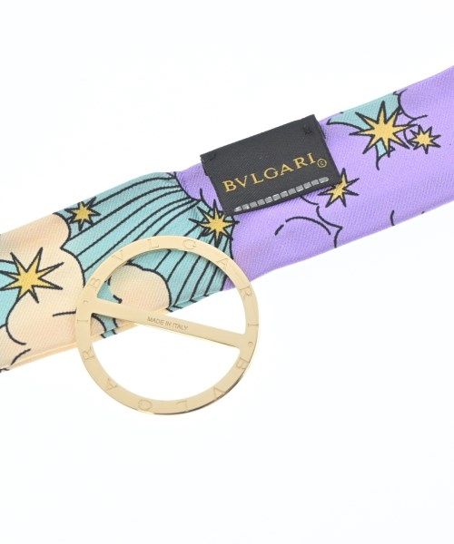 Bvlgari Twilly Bandana Scarf Blue — view 5
