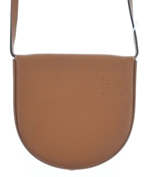 Loewe Anagram Heel Shoulder Bag Beige