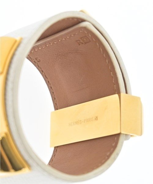 Hermes Collier de Chien Bracelet Bangle Gold — view 4