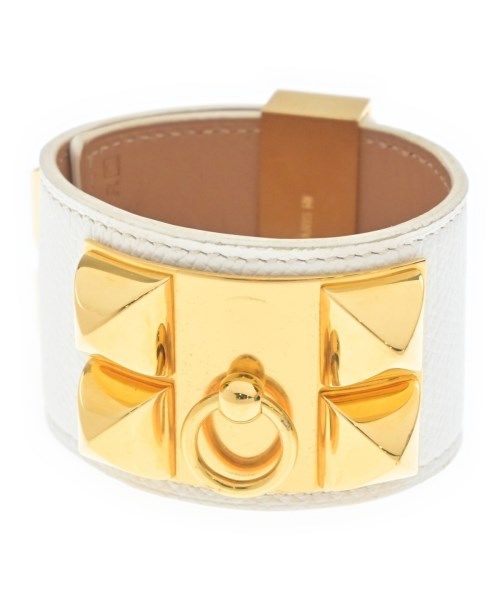 Hermes Collier de Chien Bracelet Bangle Gold