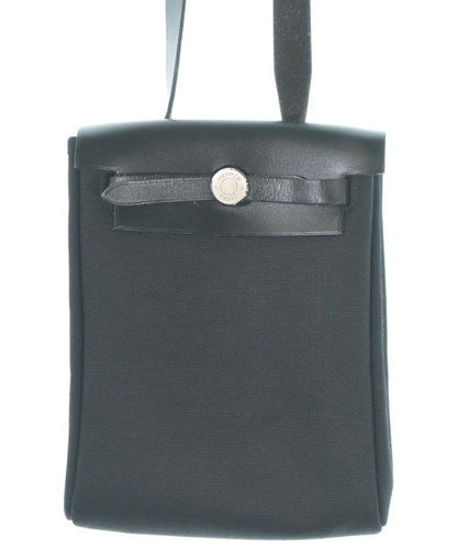 Hermes Herbag TPM (2004) Shoulder Bag Black
