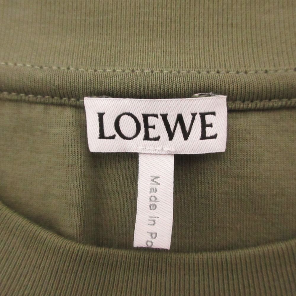 Loewe Anagram Embroidery T-Shirt Khaki Spring Summer S — view 6