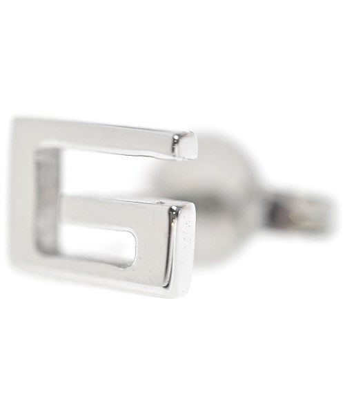Gucci Square G Single Earring 18K White Gold 750