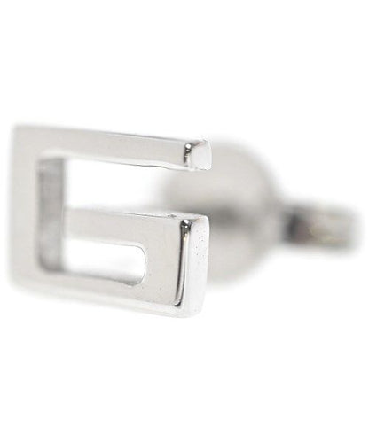 Gucci Square G Single Earring 18K White Gold 750