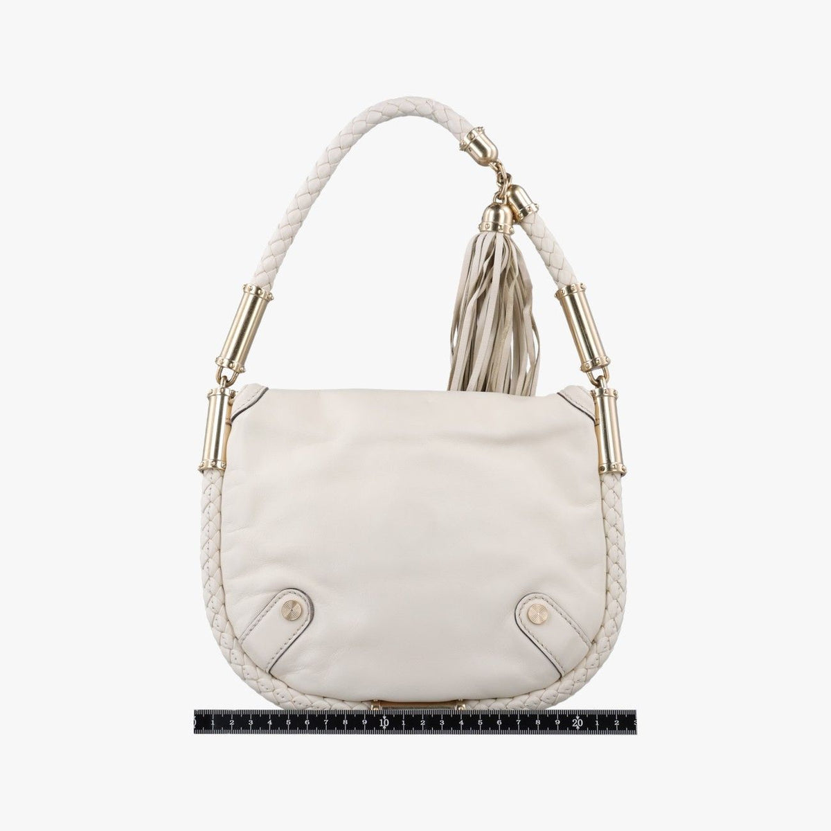 Gucci Dearlux Brit Hobo White Leather — view 2