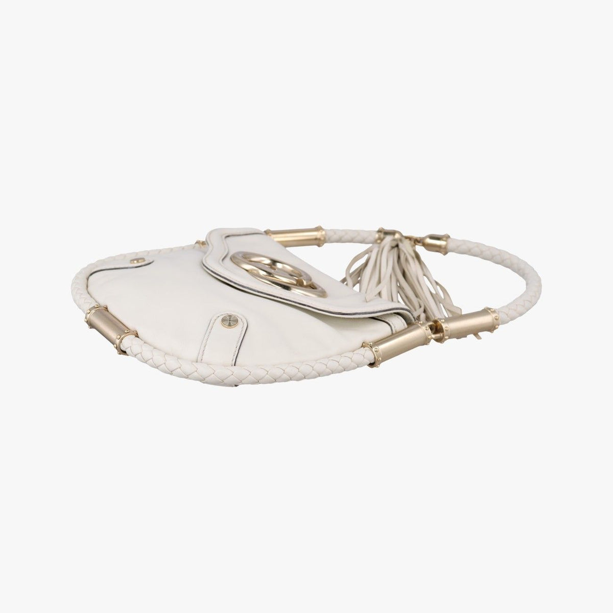 Gucci Dearlux Brit Hobo White Leather — view 4
