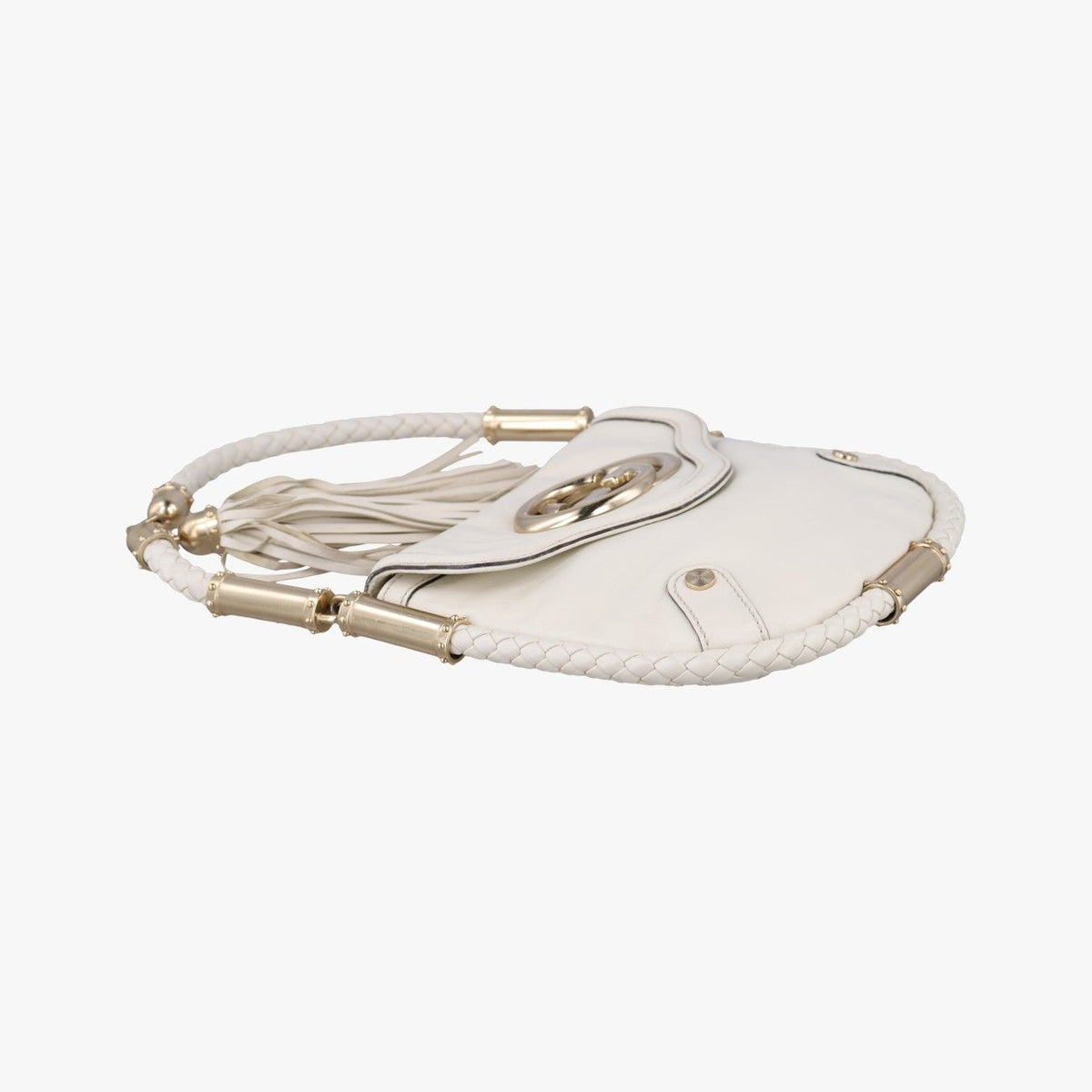 Gucci Dearlux Brit Hobo White Leather — view 5