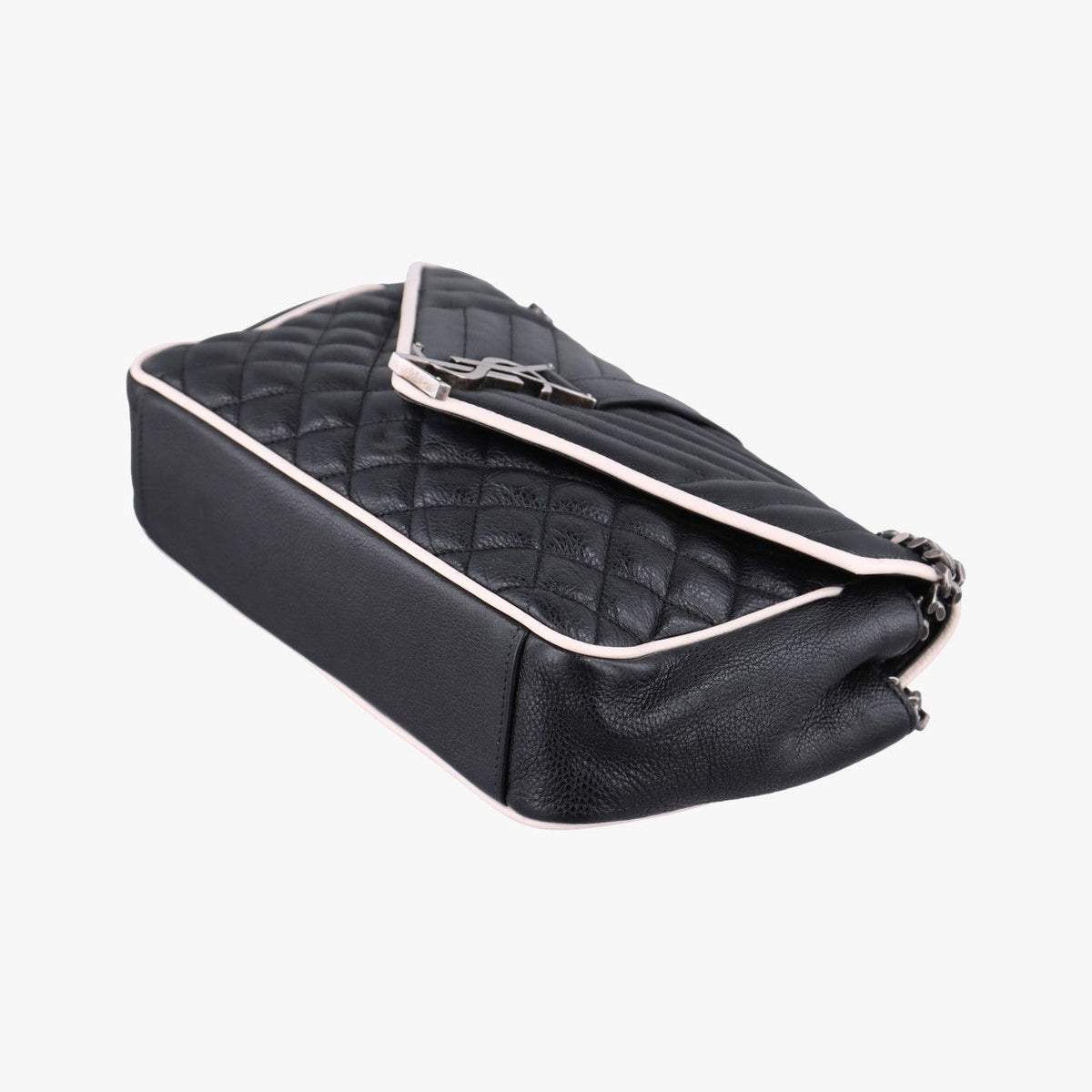 Saint Laurent Envelope Black White Leather — view 4