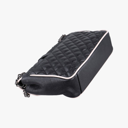 Saint Laurent Envelope Black White Leather — view 7