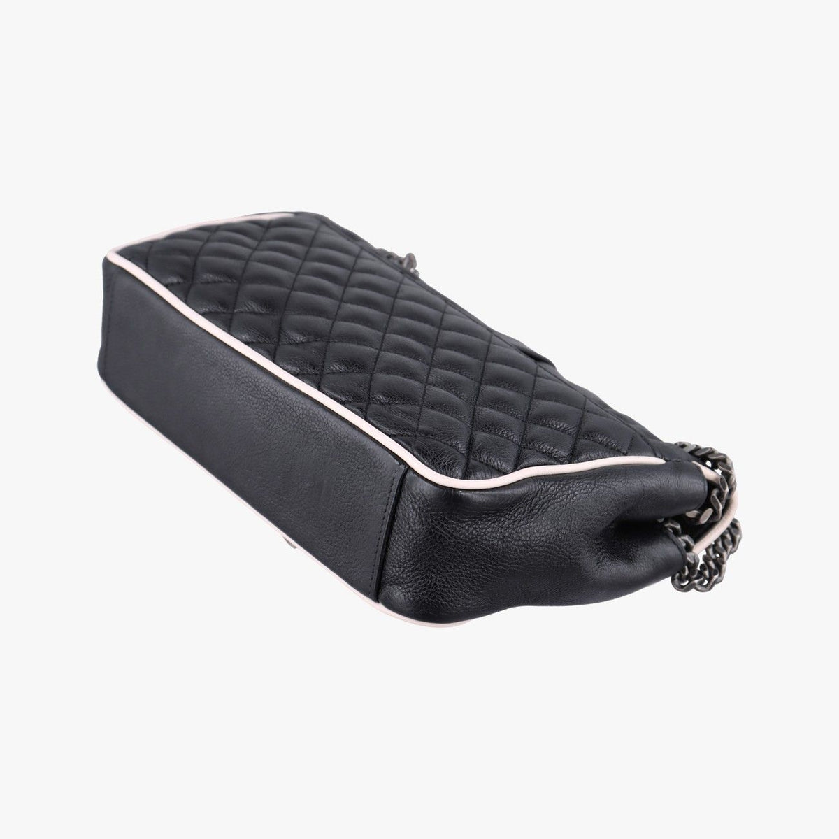 Saint Laurent Envelope Black White Leather — view 6