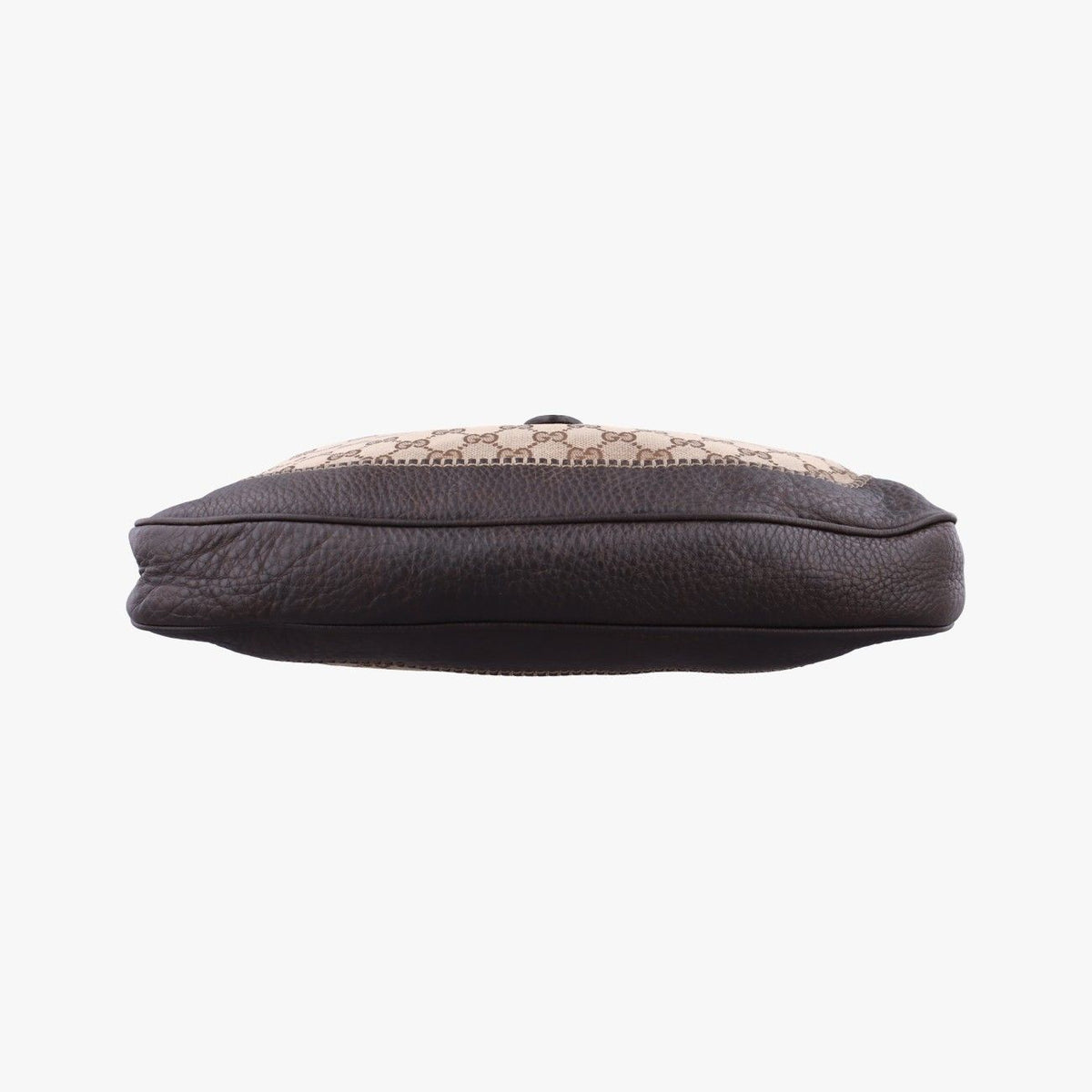 Gucci New Jackie Beige Brown Canvas Leather Shoulder Bag — view 3
