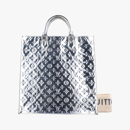 Louis Vuitton Sac Plat Argent Monogram Miroir Handbag