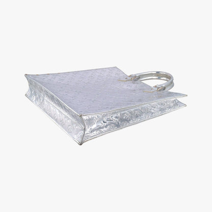 Louis Vuitton Sac Plat Argent Monogram Miroir Handbag — view 6
