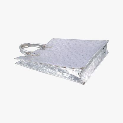 Louis Vuitton Sac Plat Argent Monogram Miroir Handbag — view 7