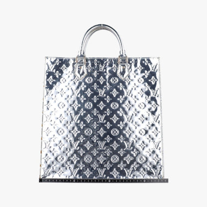 Louis Vuitton Sac Plat Argent Monogram Miroir Handbag — view 2