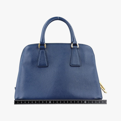 Prada Promenade Blue Saffiano Leather 31 — view 2