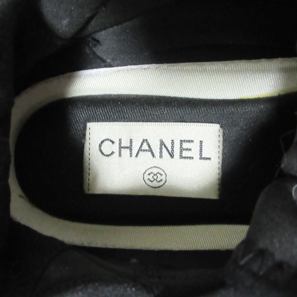 Chanel Clear Quilted CC Logo Sneakers Black Spring Summer Fall Winter — view 4