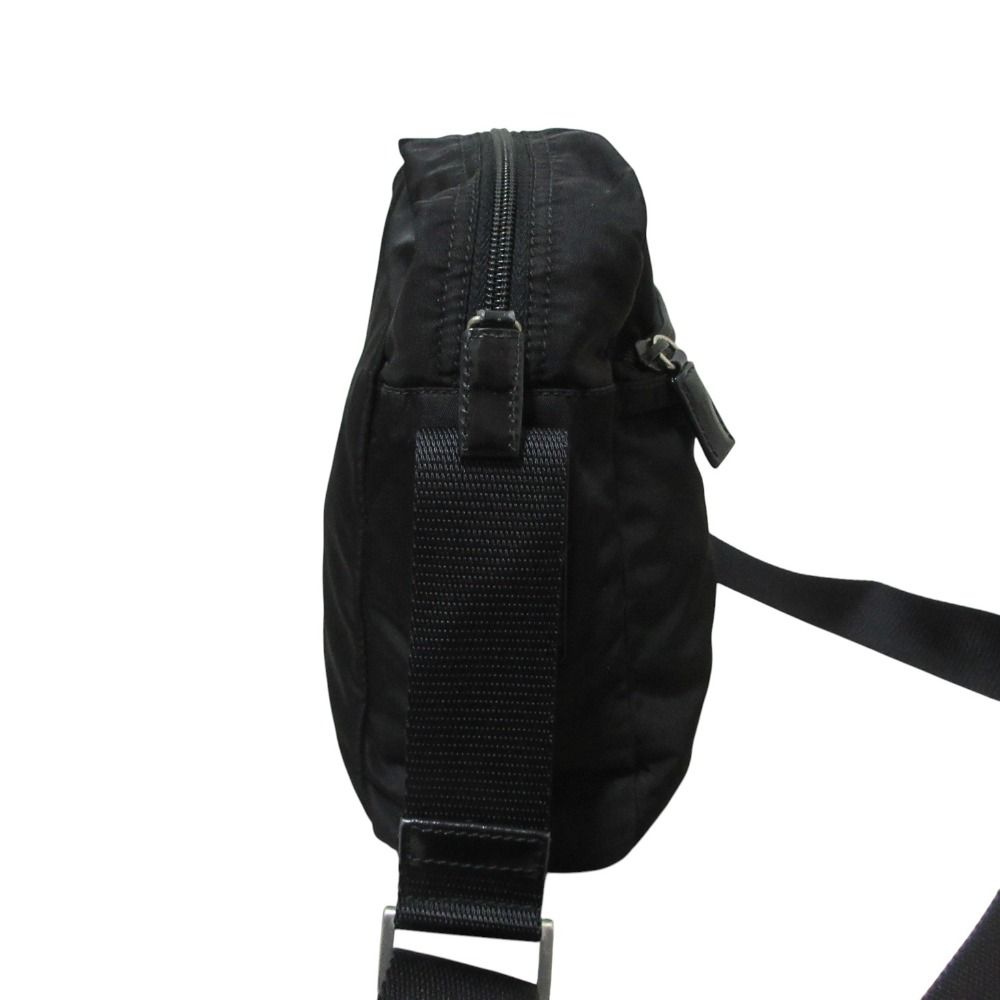 Prada Vela Nylon Shoulder Camera Bag Black — view 7