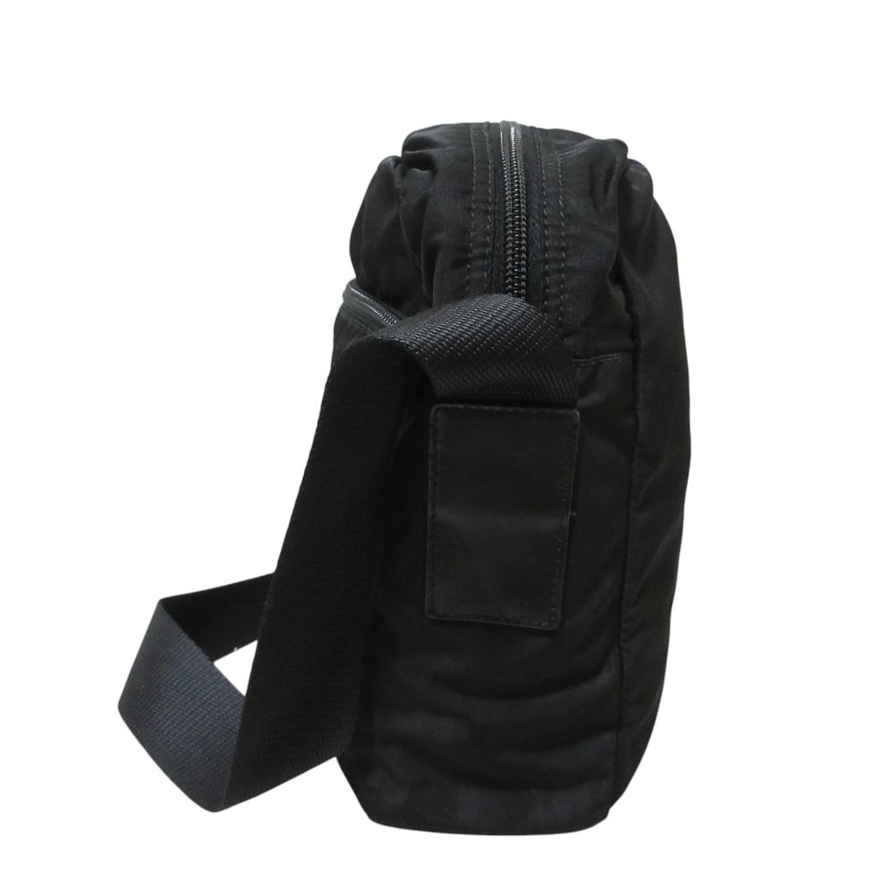 Prada Vela Nylon Shoulder Camera Bag Black — view 6