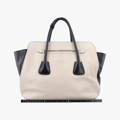 Prada Tote Bag White Leather — view 2