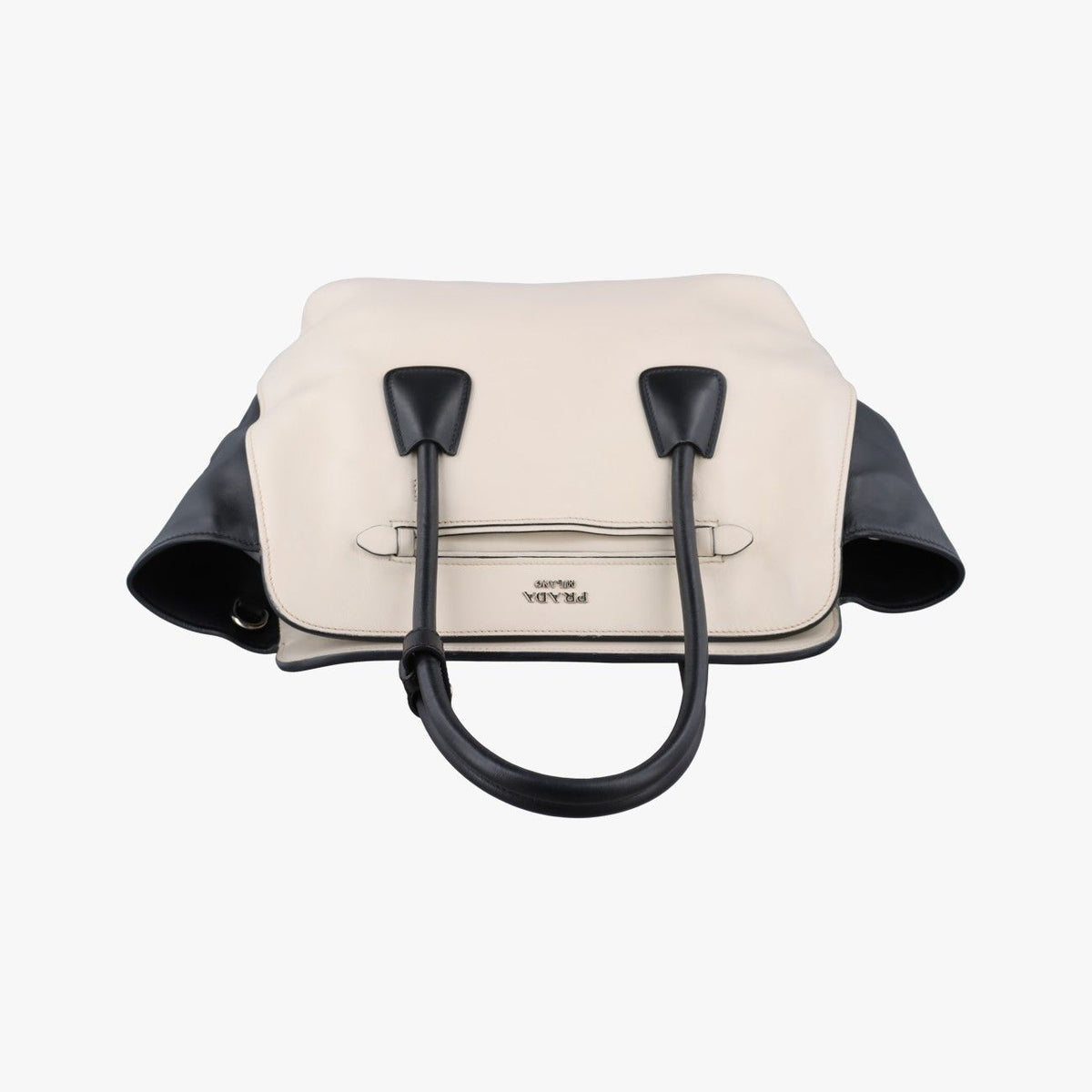 Prada Tote Bag White Leather — view 8