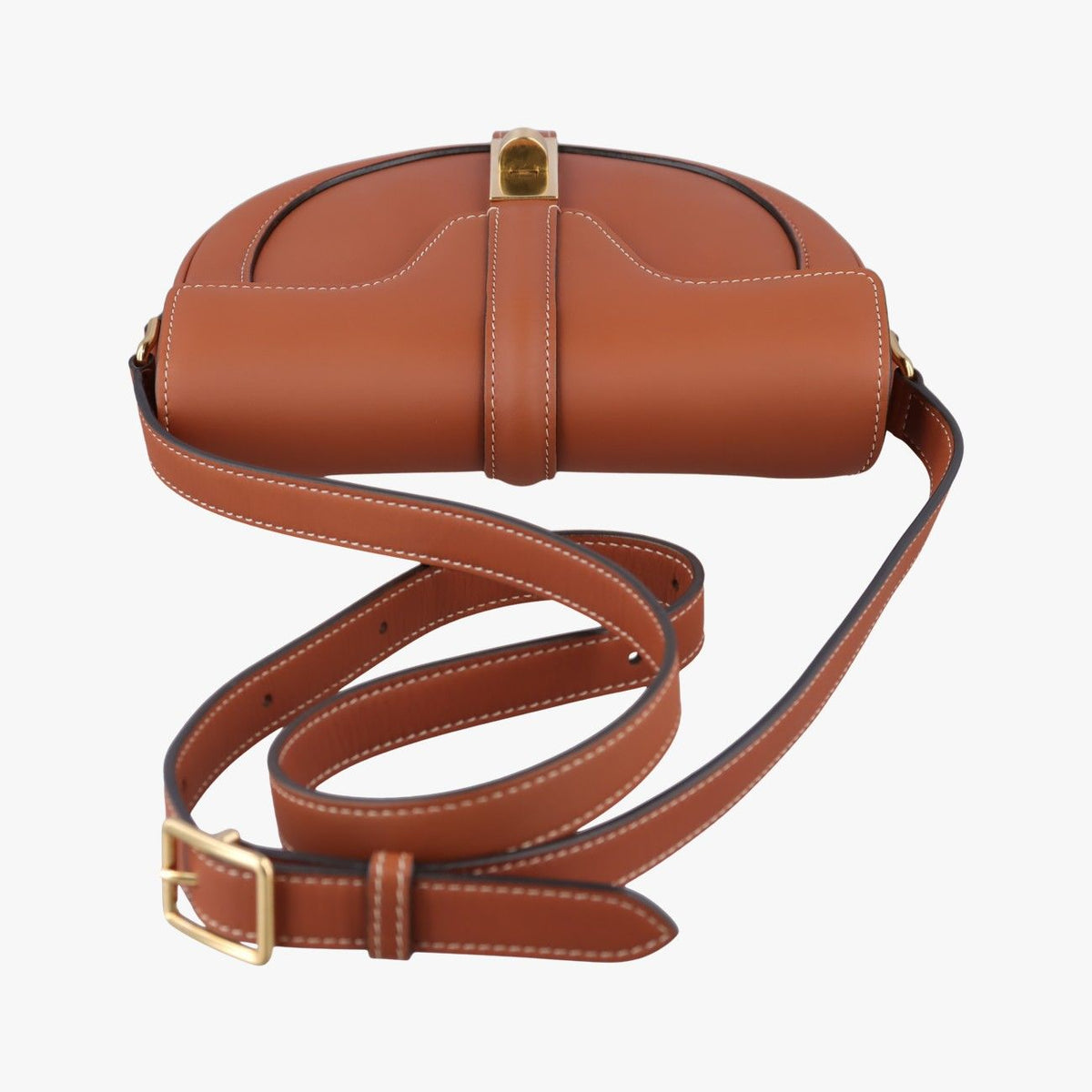 Celine Besace Brown Leather — view 8