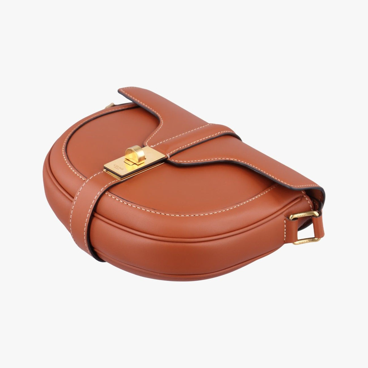 Celine Besace Brown Leather — view 4