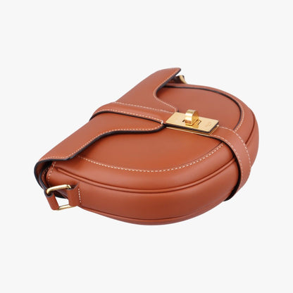 Celine Besace Brown Leather — view 5