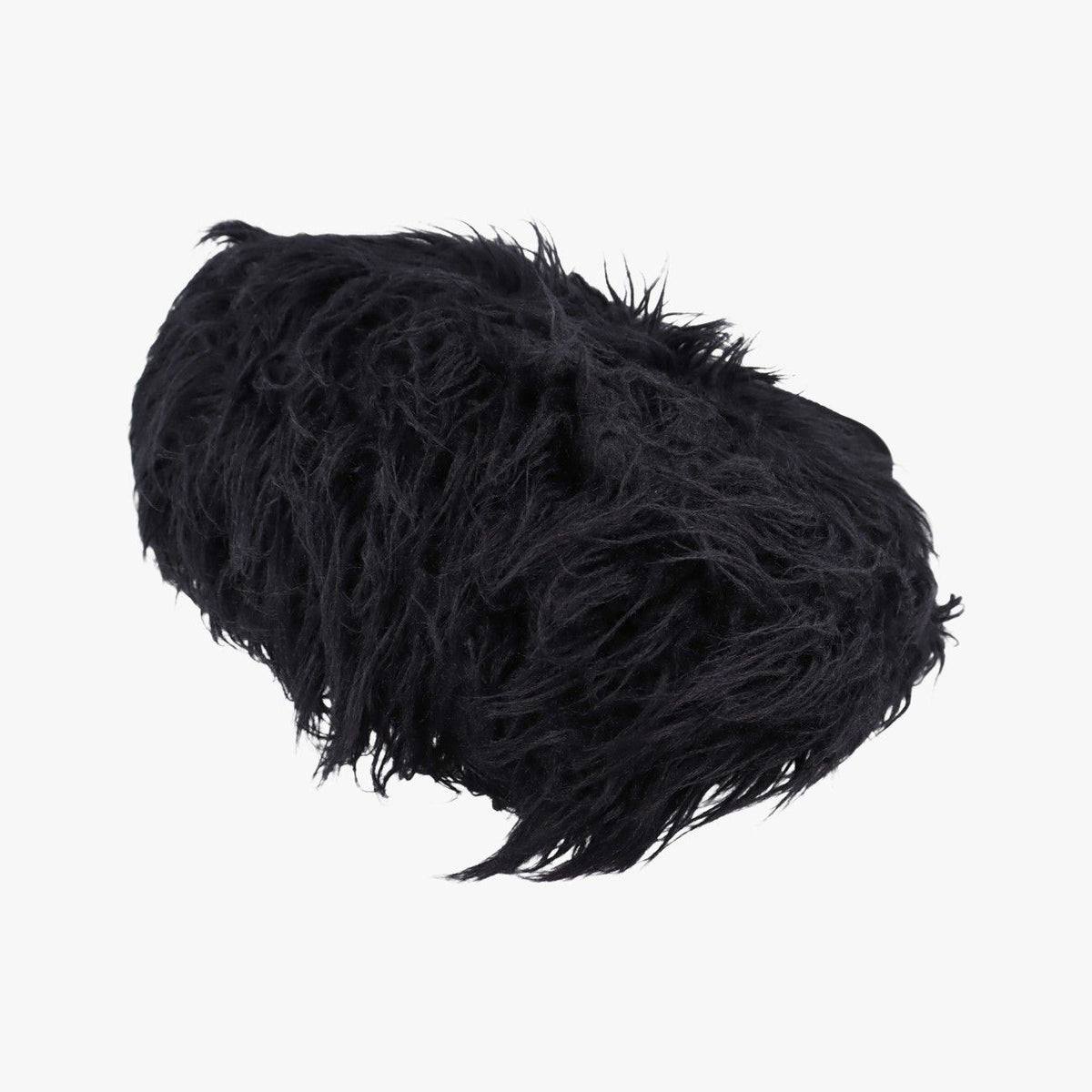 Prada Canapa Black Suede Fur 14 — view 6