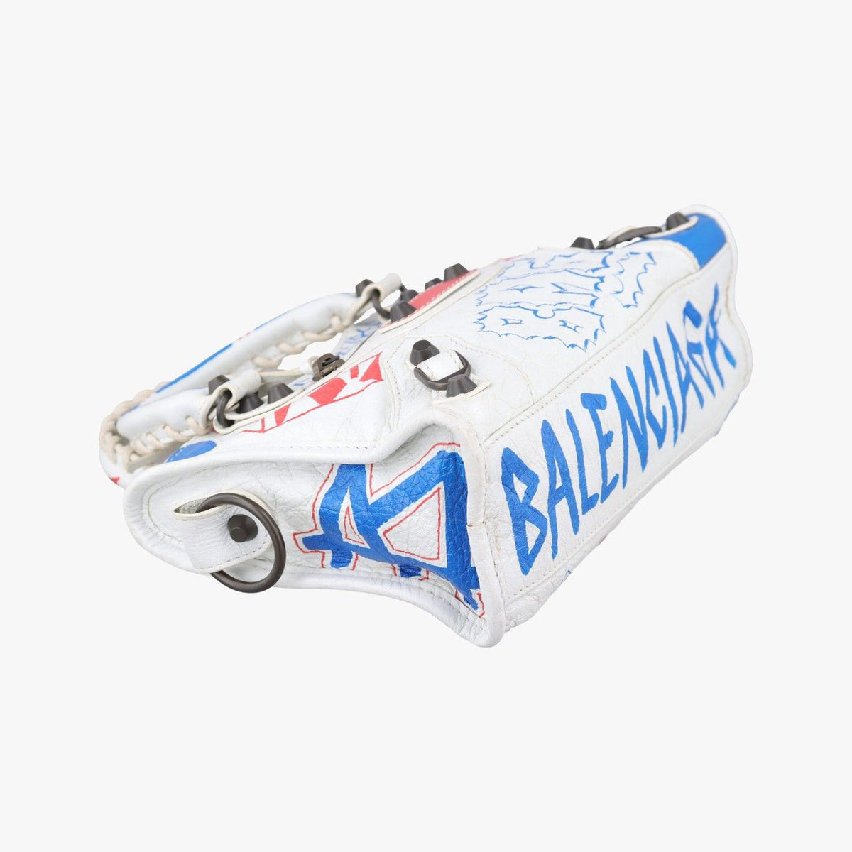 Balenciaga Classic Mini City Graffiti White Multicolor Arena — view 5