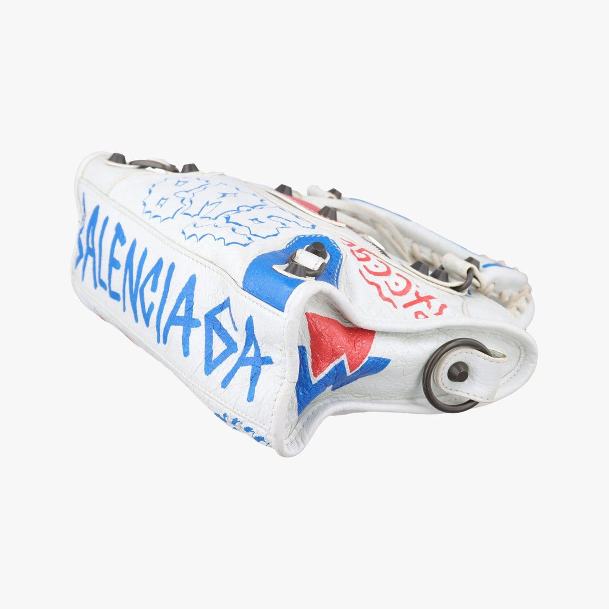 Balenciaga Classic Mini City Graffiti White Multicolor Arena — view 4
