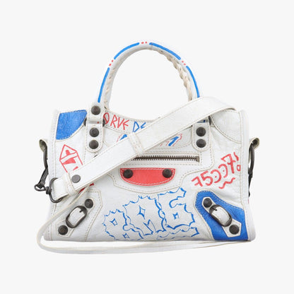 Balenciaga Classic Mini City Graffiti White Multicolor Arena