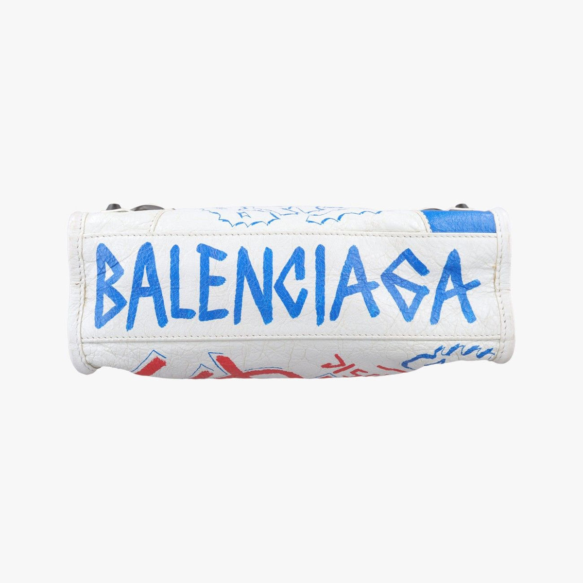 Balenciaga Classic Mini City Graffiti White Multicolor Arena — view 3