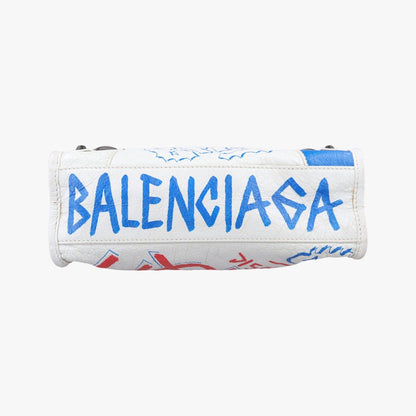 Balenciaga Classic Mini City Graffiti White Multicolor Arena — view 3