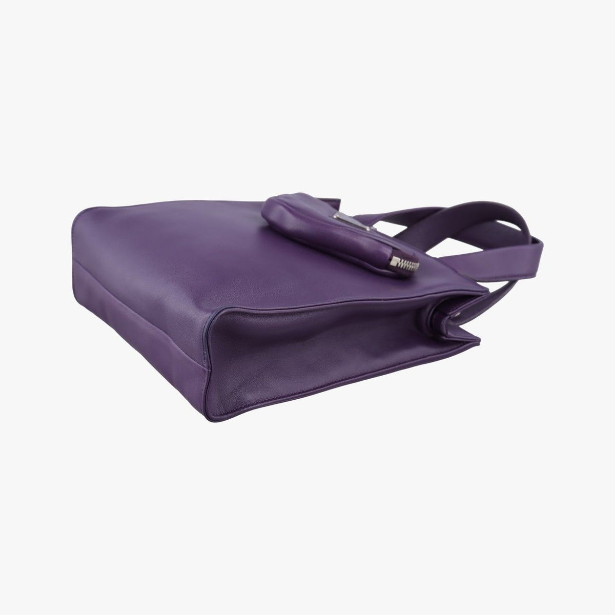 Prada Triangle Logo Purple Lambskin 31 — view 4