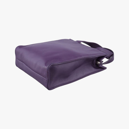 Prada Triangle Logo Purple Lambskin 31 — view 6