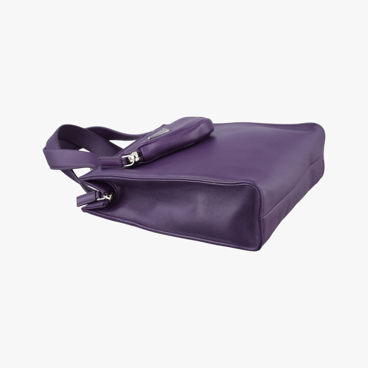 Prada Triangle Logo Purple Lambskin 31 — view 5