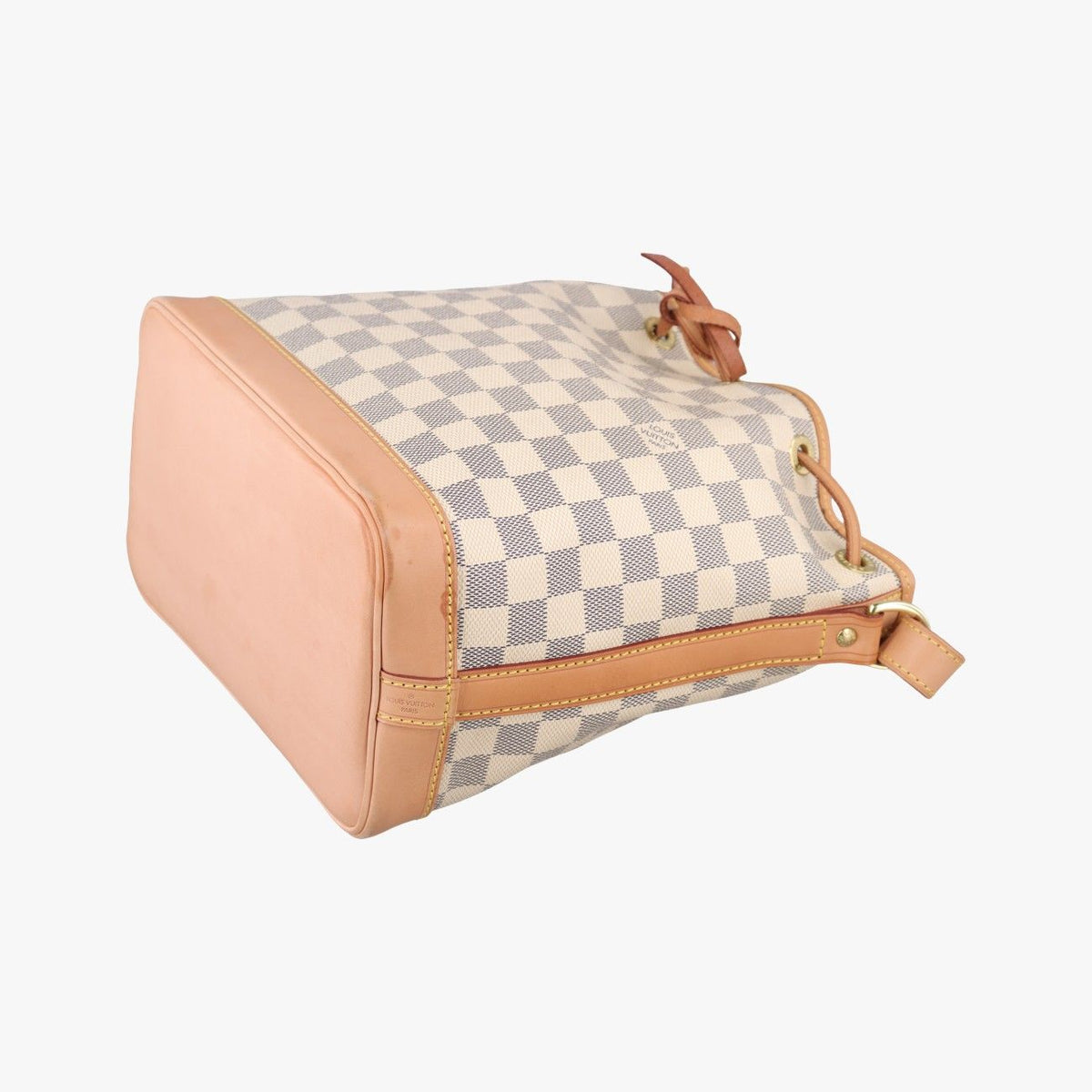 Louis Vuitton Noe BB Azur Damier Canvas Bucket Bag — view 4