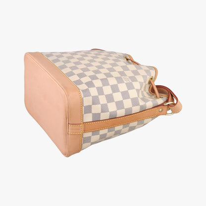 Louis Vuitton Noe BB Azur Damier Canvas Bucket Bag — view 6