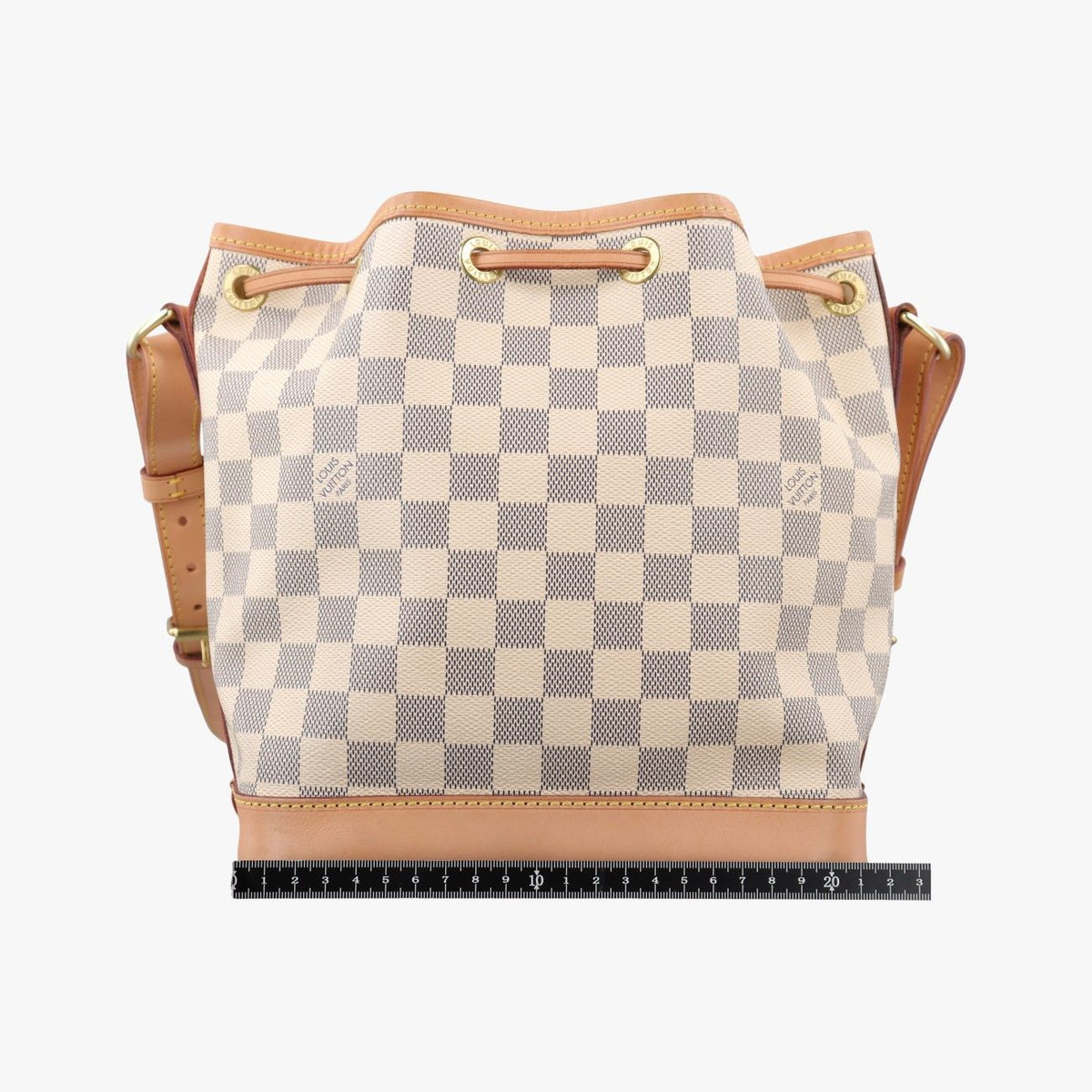Louis Vuitton Noe BB Azur Damier Canvas Bucket Bag — view 2