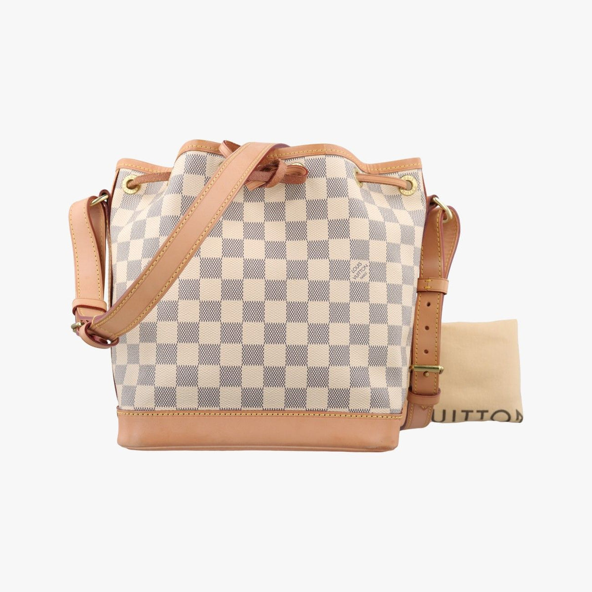Louis Vuitton Noe BB Azur Damier Canvas Bucket Bag
