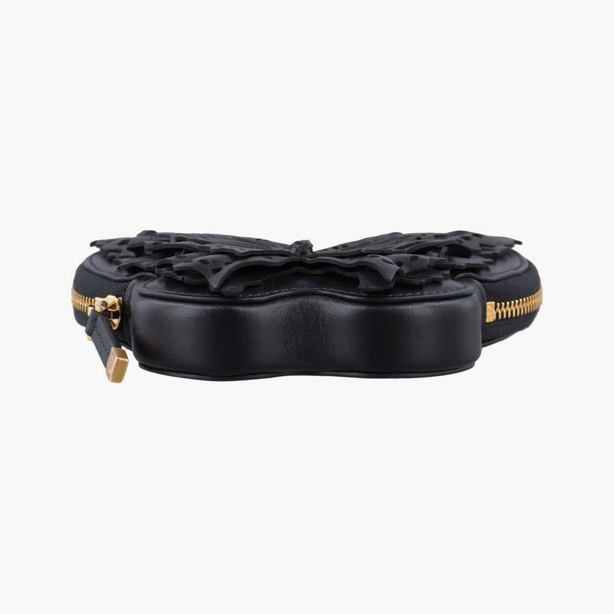 Dior 30 Montaigne Butterfly Stroke Black Lambskin Handbag — view 3