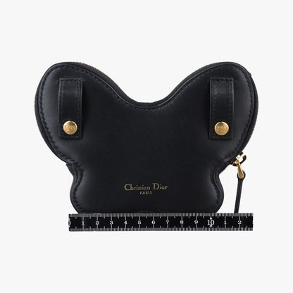 Dior 30 Montaigne Butterfly Stroke Black Lambskin Handbag — view 2