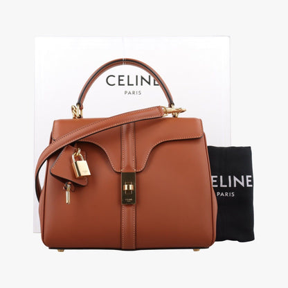 Celine 16 Mini Bag Brown Calfskin