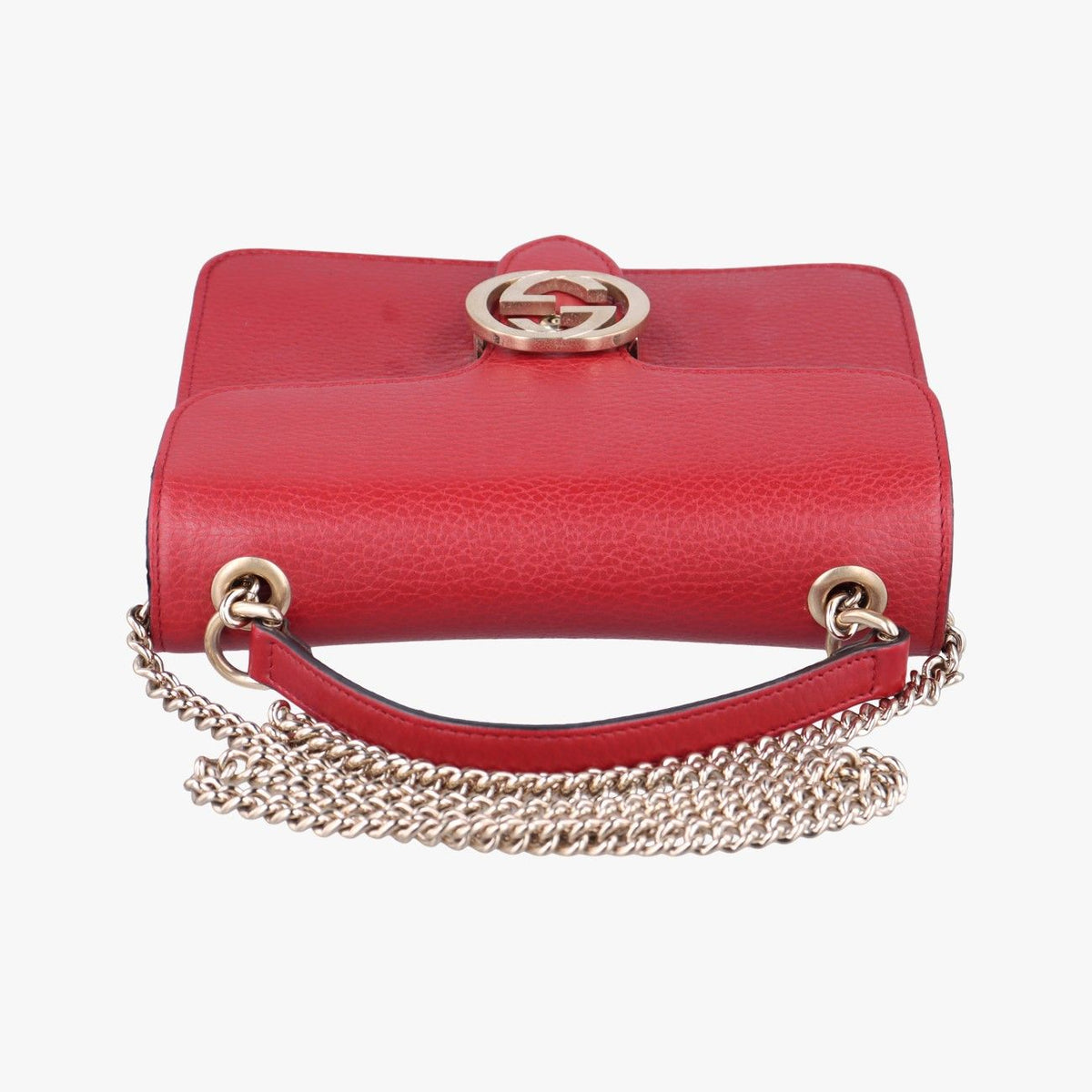 Gucci Interlocking G Red Leather — view 8