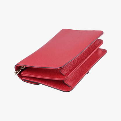 Gucci Interlocking G Red Leather — view 7