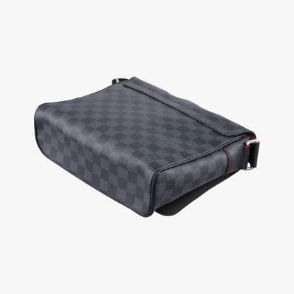 Louis Vuitton District PM NM LV Alps Black Multi Damier Graphite Canvas — view 6